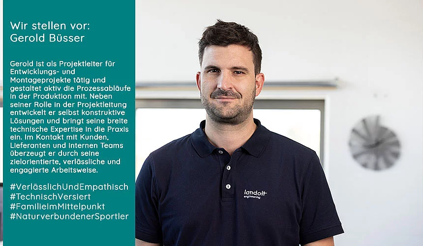 Wir stellen vor: Gerold Büsser Wir stellen vor: Gerold Büsser